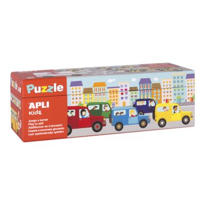 8410782171966-Apli Kids - Puzzle Additions - les transports-Angle gauche-0
