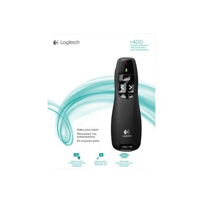 5099206018112-Logitech Wireless Presenter R400 - Pointeur laser télécommandé-Avant-7