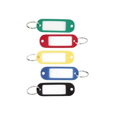 3173740071085-Sign - 100 Porte-clés - 56 x 22 mm - plastique - couleurs assorties-Avant-0
