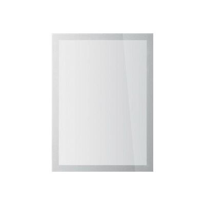 4005546978475-Durable Duraframe Poster Sun - Cadre d'affichage vitrostatique - A4 - argent-Avant-0
