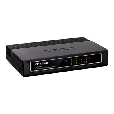6935364020293-TP-Link TL-SF1016D - Switch de bureau 16 ports 10/100 Mbps-Angle gauche-2