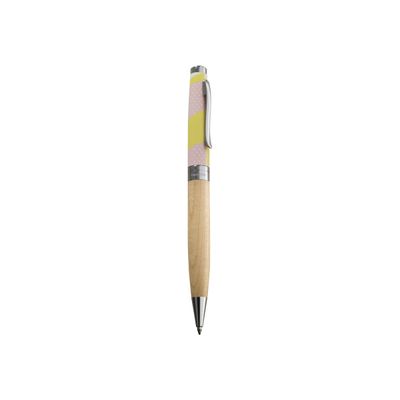 3108722411504-Oberthur Arty - Stylo à bille rose-Angle gauche-0
