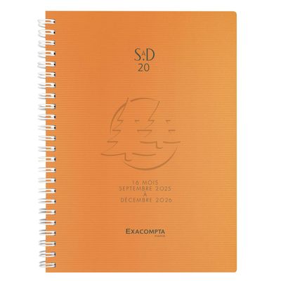 3660942002219-Agenda à spirale Linicolor - 1 semaine sur 2 pages - 16 mois - 15 x 21 cm - disponible dans différentes cou--0