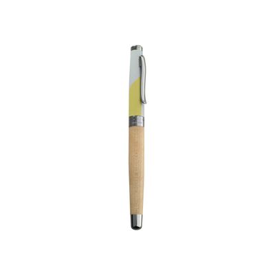 3108722401512-Oberthur Arty - Stylo plume bleu -Angle gauche-0