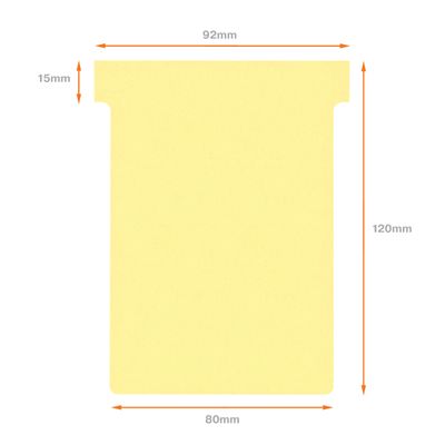 3147330068793-Nobo - 100 Fiches en T - Taille 3 - jaune-P_2203004_3-2
