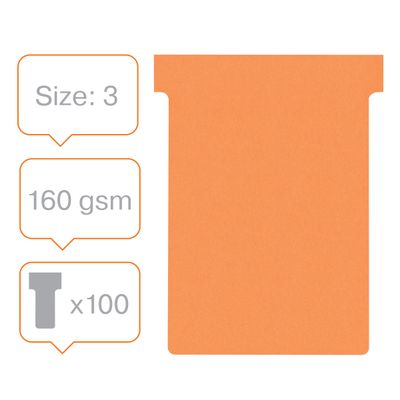 3147330068830-Nobo - 100 Fiches en T - Taille 3 - orange-P_2203009_2-1