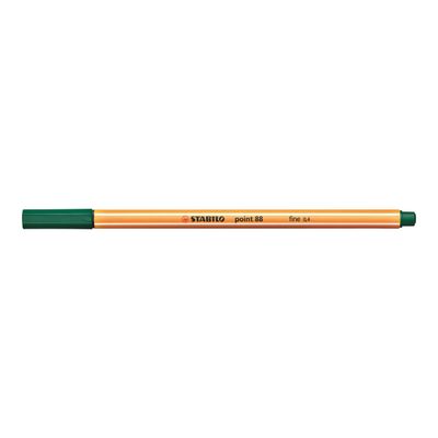 4006381186476-STABILO Point 88 - Feutre fin - 0.4 mm - vert pin-Angle gauche-1