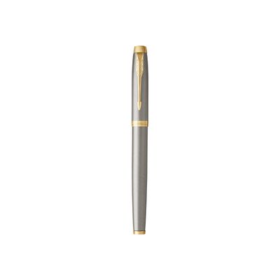 3501179316499-Parker IM - Stylo plume métal brossé - pointe fine-Avant-3