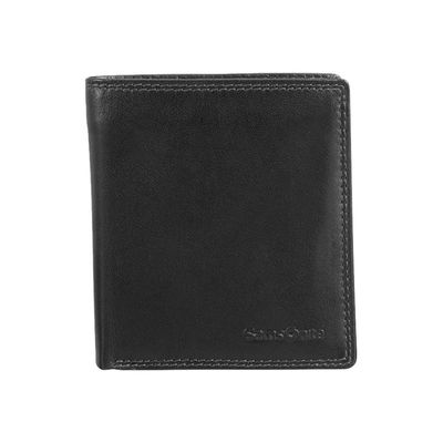 5414847385292-Samsonite Attack SLG M - Portefeuille cuir noir-Avant-0