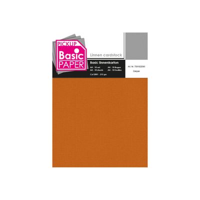 8715119761026-Pickup - Carton de lin - A4 (210 x 297 mm) - 215 g/m² - 10 feuilles - rouille-Avant-0