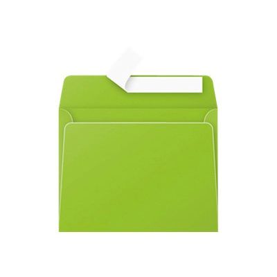 3329680554106-Pollen - 20 Enveloppes - 90 x 140 mm - 120 g/m² - vert menthe-Avant-0