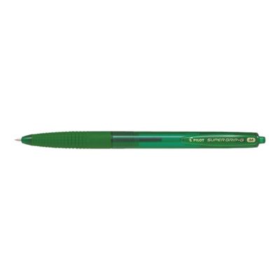4902505524431-Pilot Super Grip-G - Stylo à bille - vert - encre à huile - 1 mm - rétractable--0