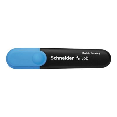 4004675115034-SCHNEIDER Job - Pack de 10 - surligneurs - bleu-Angle gauche-0
