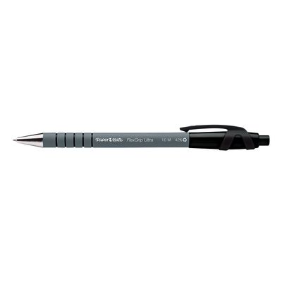 8008285265116-Paper Mate FlexGrip - 12 Stylos à bille - noir - rétractable--1