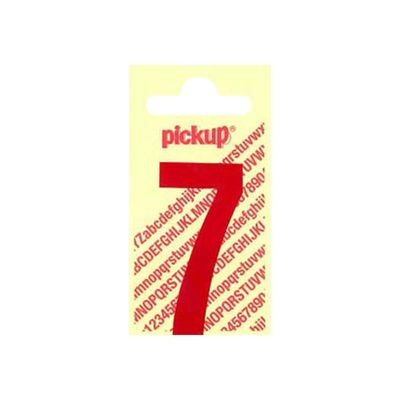8711234243379-Pickup - Étiquette autocollante - 150 mm - Chiffre 7 - rouge brillant-Avant-0