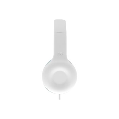 3303170107225-T'nB Kids KIDY - casque filaire pour enfants - blanc et vert-Gauche-5