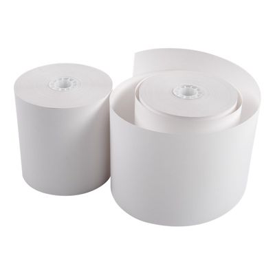 3130631437061-Exacompta - 5 Bobines thermiques - rouleaux caisses - 80 x 70 x 12 mm - sans Bisphénol A - 72 m-Avant-1