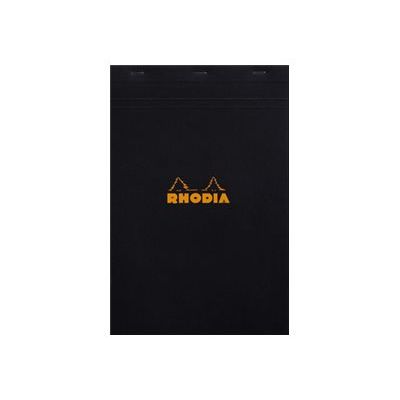 3037921920091-RHODIA Black - Bloc notes N°19 - A4+ - 160 pages - petits carreaux-P_300014108_1-0