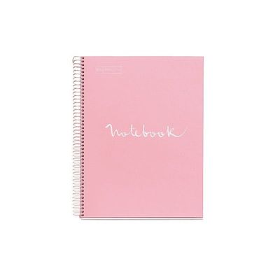 8422593460566-Notebook Emotions, couverture rigide, A4, quadrillage 5x5 mm, 80 feuilles de 1 couleur,Miq-P_300032965_1-0