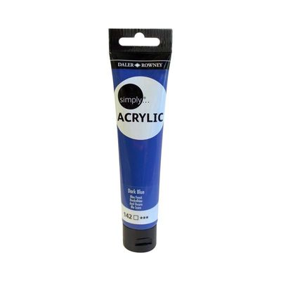 5011386107059-Simply - Peinture - acrylique à base d'eau - bleu foncé - transparent - 75 ml--0