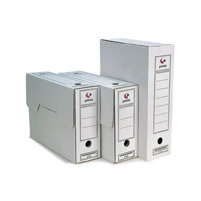 7572260781010-Grafoplas - Boîte de classement - largeur de dos : 100 mm - Folio - pour 360 x 253 mm - blanc--0