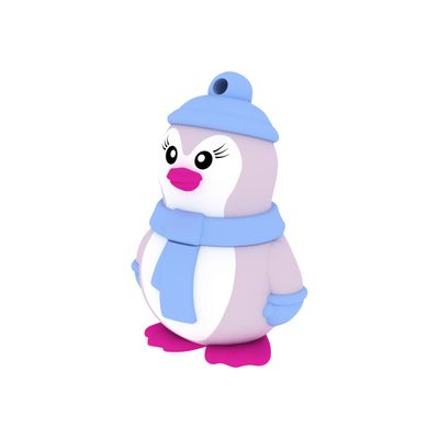 3126170144270-Emtec Animalitos M336 Pingouin - clé USB 16 Go - USB 2.0-Angle droit-2