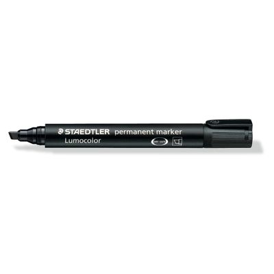 4007817321546-STAEDTLER Lumocolor 350 - Marqueur permanent - pointe biseau - noir--1