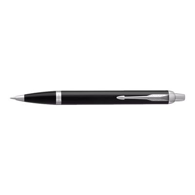 3501179316659-Parker IM - Stylo à bille noir/argent - encre bleue-Angle gauche-1