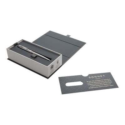 3501179315126-Parker Sonnet - Stylo à bille acier - encre noire-Angle gauche-2