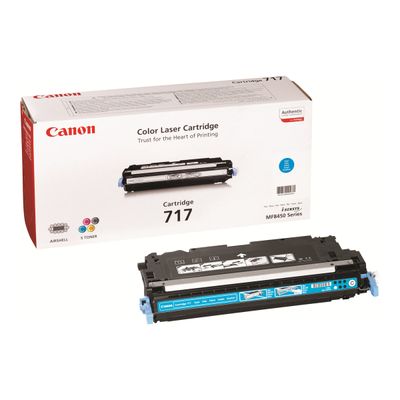 4960999571454-Canon 717 - cyan - cartouche laser d'origine-Angle gauche-0