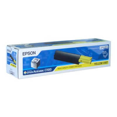 0400010501878-Epson S05187 - jaune - cartouche laser d'origine-Angle gauche-2