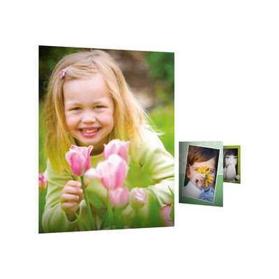 0400000125107-HP - Papier photo brillant - A4 - 200 g/m² - 100 feuilles-Avant-1