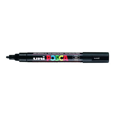 4902778916117-Posca - Marqueur peinture pointe moyenne - noir-Angle gauche-0