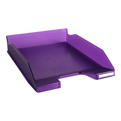 9002493011274-Exacompta COMBO - 6 Corbeilles à courrier violet translucide-P_400001700_2-1