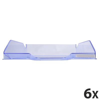 9002493014664-Exacompta COMBO Glossy - 6 Corbeilles à courrier bleu-P_400001703_1-0