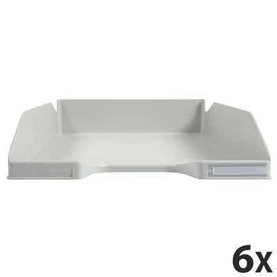 9002493011540-Exacompta COMBO - 6 Corbeilles à courrier granit-P_400001727_1-0