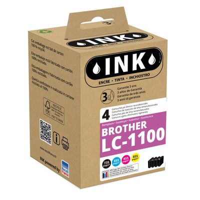 8720282008731-Cartouche compatible Brother LC1100 - pack de 4 - noir, cyan, magenta, jaune - ink-P_400003168_1-0