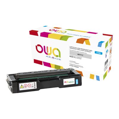 3112539705411-Cartouche laser compatible Ricoh 407717 - cyan - Owa K16086OW-P_400003252_1-0
