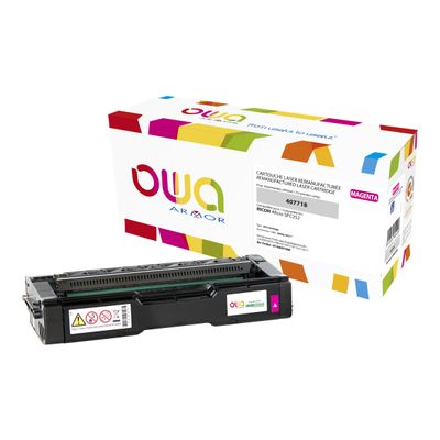 3112539705428-Cartouche laser compatible Ricoh 407718 - magenta - Owa K16087OW-P_400003253_1-0