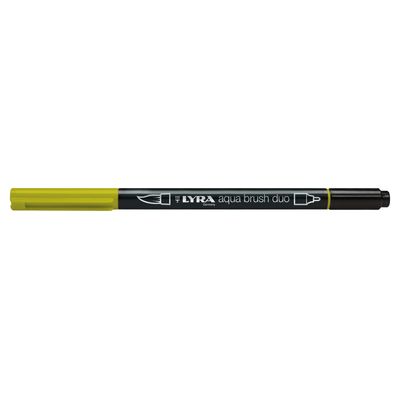 4084900609620-Lyra Aqua Brush Duo - Feutre pinceau double pointe - vert de vessie-P_400005310_1-0