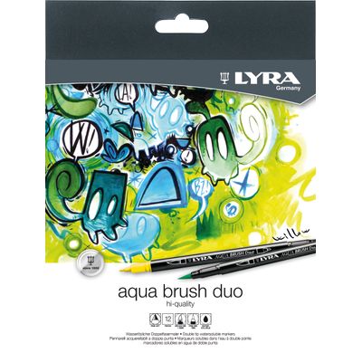 4084900661628-Lyra Aqua Brush Duo - 12 Feutres à pointe en fibre double pointe - couleurs assorties-P_400005339_2-1