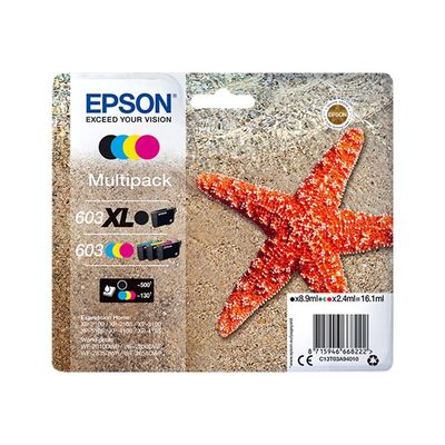 8715946668222-Epson 603 Etoile de mer - pack de 4 - noir XL, jaune, cyan, magenta - cartouche d'encre or-P_400009980_2-1