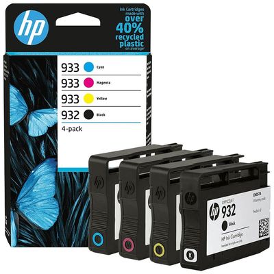 0195122352233-HP 932-933 Pack de 4 - noir et 3 couleurs - cartouche d'encre originale (6ZC71AE)-P_400011311_4-1