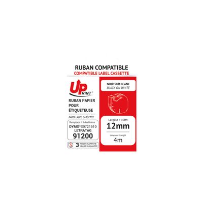 3584770437299-UPrint - Ruban d'étiquettes auto-adhésives pour DYMO 91200 - 1 rouleau (12 mm x 4 m) - f-P_400013509_2-0