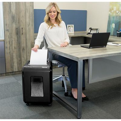 0043859733071-Fellowes Powershred 92Cs - destructeur de documents coupe croisée - 18 feuilles - Corbeille 25 litres--2