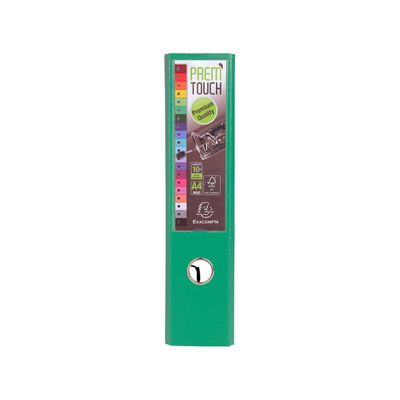 3130632533434-Exacompta Prem'Touch - 10 Classeurs à levier - Dos 80 mm - A4 Maxi - pour 600 feuilles - vert--2