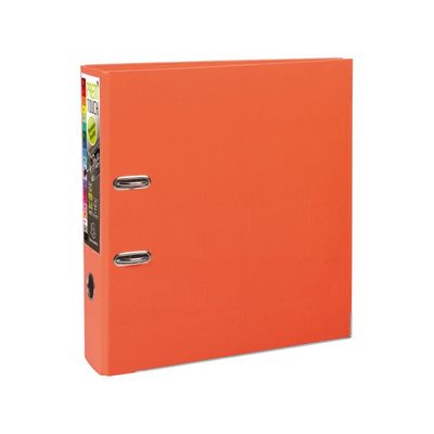 3130632533441-Exacompta Prem'Touch - 10 Classeurs à levier - Dos 80 mm - A4 Maxi - pour 600 feuilles - orange--1