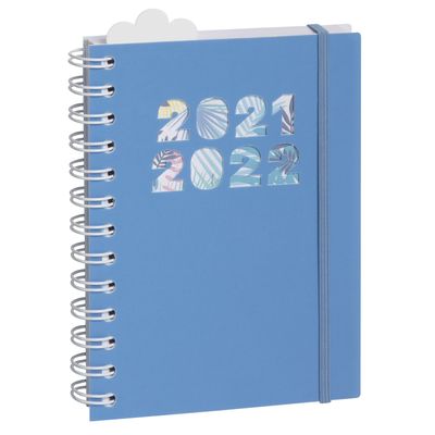 3660942072137-Agenda à spirale Spring - 1 jour par page - 12 x 17 cm - disponible dans différentes couleurs - Exaco--0