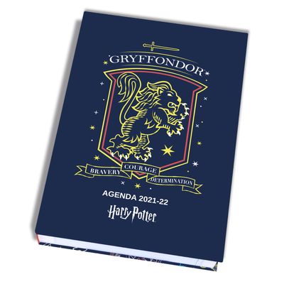 3661507515502-Agenda Harry Potter - 1 jour par page - 12 x 17 cm - 2 décors au choix : Poudlard ou Gryffondor - Kid'--1