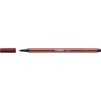 4006381333467-STABILO Pen 68 - Feutre pointe moyenne - terre de sienne--0